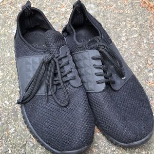 Black sneakers